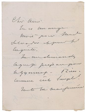 Lot #644 Alexandre Dumas, fils Handwritten Letters Signed - Image 4