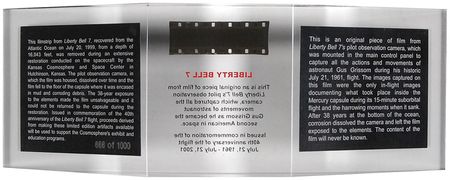 Lot #543 Liberty Bell 7 Flown Film - Image 2