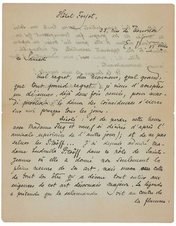 Lot #685 Rainer Maria Rilke: A stunning portrayal of Shaw's Saint Joan: 