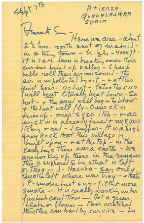 Lot #930 Katharine Hepburn: ?This is supposed to be what is left of Troy?I?Hecuba?say only smoke left where was Troy? - Image 1