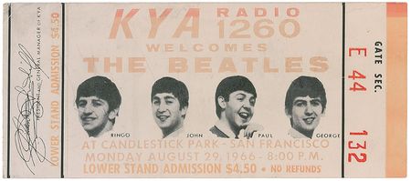 Lot #759 Beatles Concert Tickets - Image 1