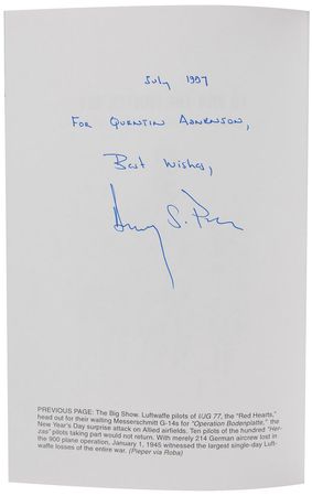 Lot #619 Space and Aviation: Fascinating collection from the estate of D-Day pilot Quentin Aanenson - Image 3