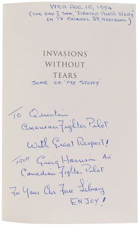 Lot #619 Space and Aviation: Fascinating collection from the estate of D-Day pilot Quentin Aanenson - Image 7