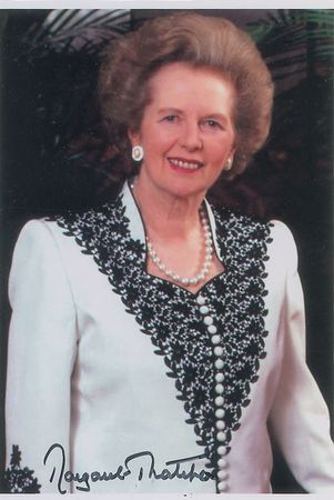Lot #378 Margaret Thatcher Signed Photographs - Image 2