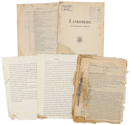 Lot #533 Nuremberg Trial: War Criminal Prison No. 1: Historic archive regarding War Criminal Prison No. 1 - Image 1