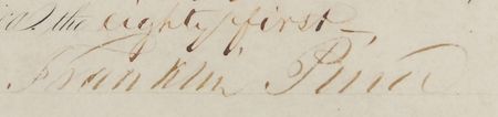 Lot #13 Franklin Pierce: Desirable 1856 presidential appointment - Image 2