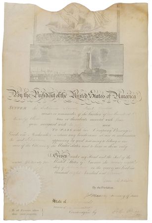 Lot #5 James Madison and James Monroe: Historic