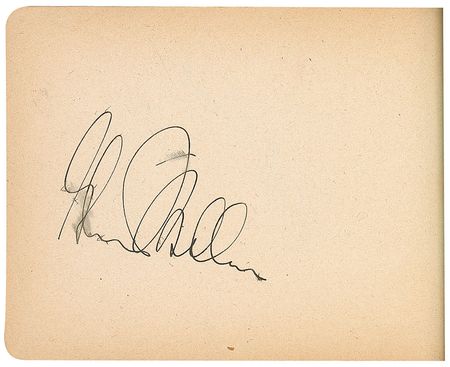 Lot #907 Autograph Album: Over 70 actors and musicians, including crisp exemplars of Bogart, Laurel, and Hardy - Image 5