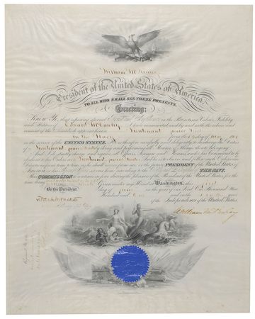 Lot #31 William McKinley Signed Document - Image 1