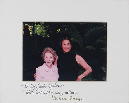 Lot #134 Ronald and Nancy Reagan Signatures - Image 2