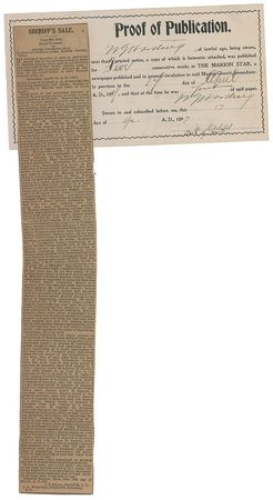 Lot #46 Warren G. Harding Signed Document - Image 2