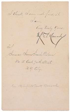 Lot #469 Winfield Scott Hancock - Image 2