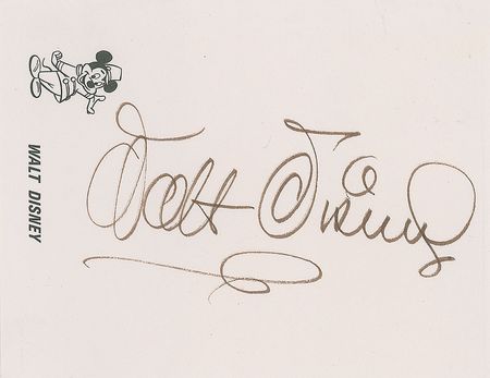 Lot #732 Walt Disney: Whimsical piece of Disneyâ€™s personal Mickey Mouse stationery - Image 1