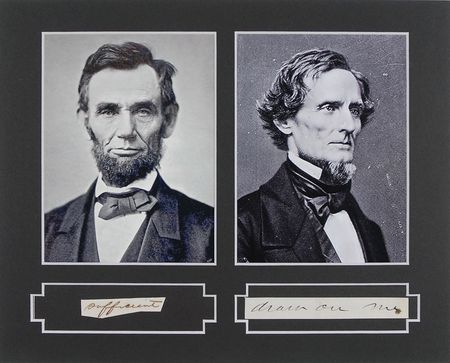 Lot #16 Abraham Lincoln and Jefferson Davis: Both