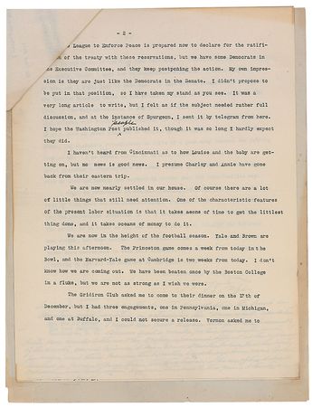 Lot #41 William H. Taft: 