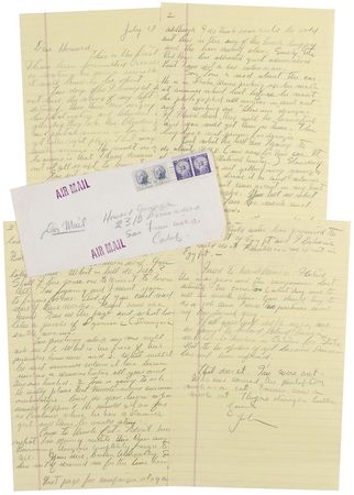 Lot #704 John Steinbeck: ?Barry Goldwater has promised to lead us out of Egypt and I believe he could do it. Trouble is?we're not in Egypt? - Image 1
