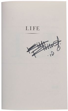 Lot #804 Rolling Stones: Keith Richards Book - Image 1