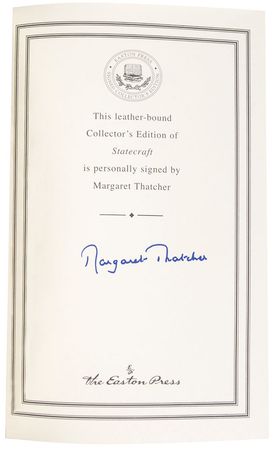 Lot #380 Margaret Thatcher Book - Image 1