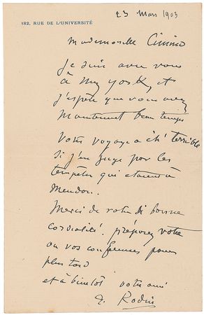 Lot #692 Auguste Rodin - Image 1