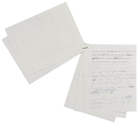 Lot #243 King Edward VIII: “Though the clouds have not wholly lifted on the horizon, we do know that the B.E. has once again weathered the storm and London herself has emerged triumphant from the great world-struggle” - Image 1