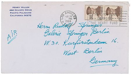 Lot #671 Henry Miller - Image 3