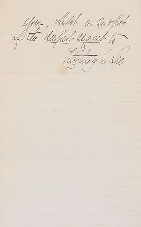 Lot #474 Fitzhugh Lee - Image 2