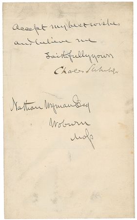 Lot #319 Charles Sumner Letters - Image 2