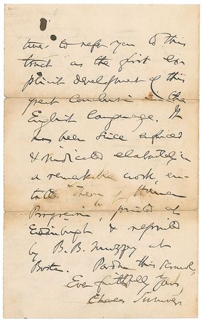 Lot #319 Charles Sumner Letters - Image 6