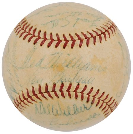 Lot #1078 Boston Red Sox: 1954 Baseball - Image 1