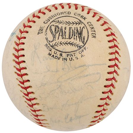 Lot #1104 St. Louis Cardinals: 1967: The World Champion 1967 Cardinals, including Maris and five Hall of Famers - Image 2