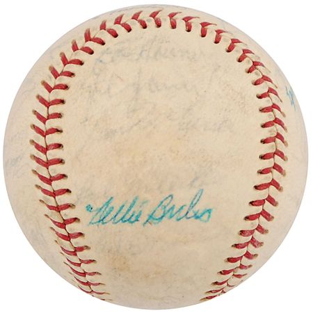 Lot #1104 St. Louis Cardinals: 1967: The World Champion 1967 Cardinals, including Maris and five Hall of Famers - Image 4