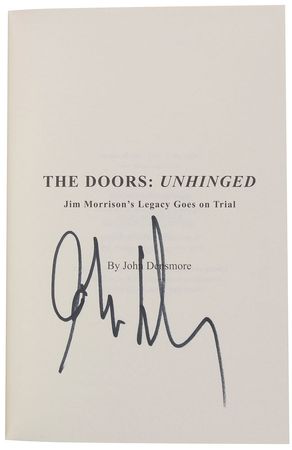 Lot #855 The Doors Pickguard and Book - Image 2