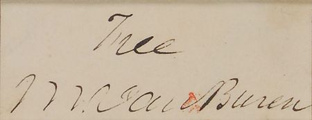 Lot #101 Martin Van Buren Franking Signature - Image 2