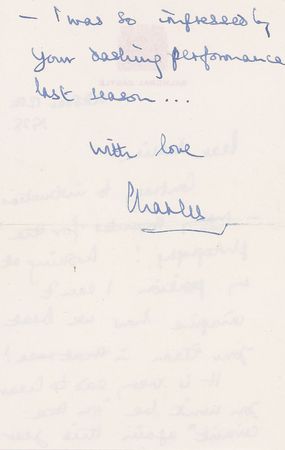 Lot #174 Prince Charles Handwritten Letter Signed - Image 2