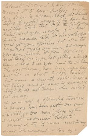 Lot #1052 James Naismith: As peace is obtained in Europe, the inventor of basketball offers a plan to assist returning soldiers ?without any idea of charity? - Image 2