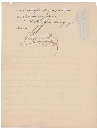 Lot #195 Porfirio Diaz - Image 2