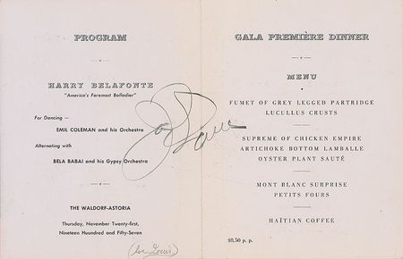 Lot #1045 Joe Louis Program - Image 1