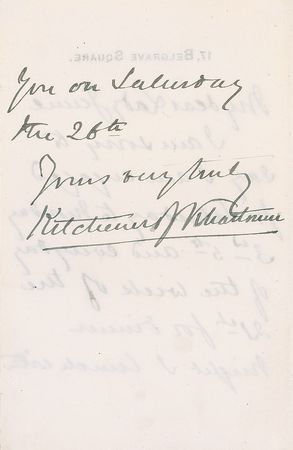 Lot #255 Horatio Kitchener Handwritten Letter Signed - Image 2