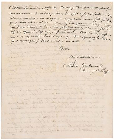 Lot #248 King Frederick William IV Handwritten Letter Signed - Image 2