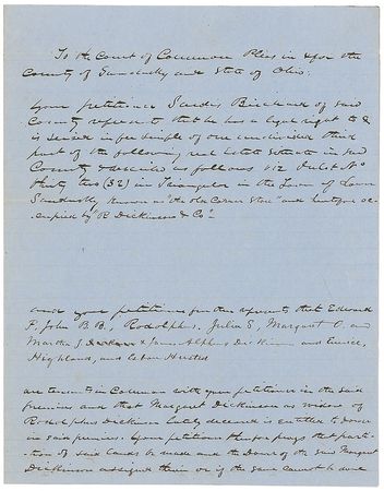 Lot #24 Rutherford B. Hayes: Scarce handwritten