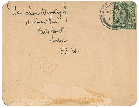 Lot #698 George Bernard Shaw: ?If it is not too late, you can play Arms & the Man & You Never Can Tell from August? - Image 2