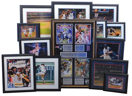 Lot #1032 Boston Sports: Enormous collection featuring Boston?s greatest champions?Russell, Orr, Brady, and Ortiz - Image 1