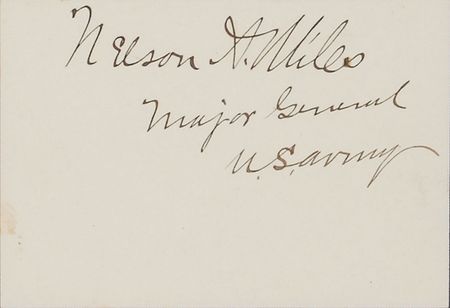 Lot #525 Nelson A. Miles Signature - Image 2