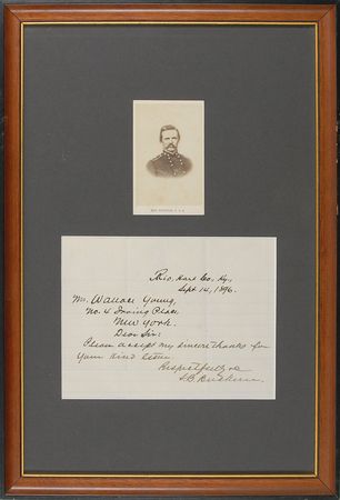 Lot #460 Simon Bolivar Buckner Handwritten Letter Signed - Image 1