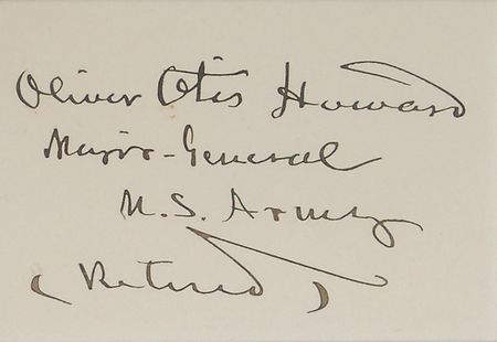Lot #471 O. O. Howard Signature - Image 2