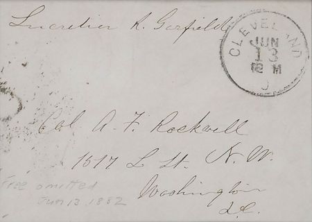 Lot #106 James and Lucretia Garfield Signatures - Image 3