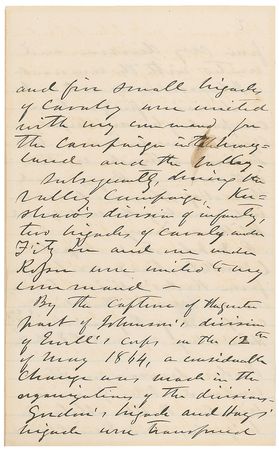Lot #422 Jubal A. Early: Early meticulously outlines his CSA resume, mentioning the Battle of Manassas, a wound at Williamsburg, and the important Valley Campaign - Image 5