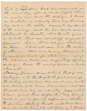 Lot #389 Jubal A. Early: A caustic and pointed remark attributed to the soft-spoken General Lee, who seldom addressed the Gettysburg controversy - Image 3