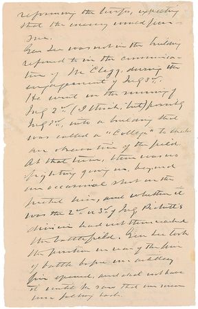 Lot #395 Charles Marshall: Addressing controversy surrounding Pickett’s Charge: “Gen. Lee said that the responsibility & blame were all his own” - Image 4