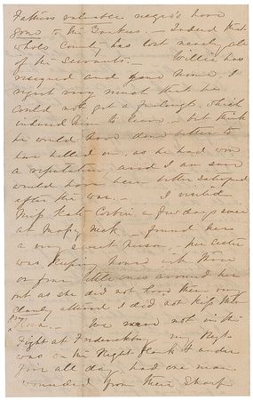 Lot #402 Thomas T. Munford: On Fredericksburg: ?The casualties was terrible & their loss heavier than in any fight I have seen?they have completely riddled the town? - Image 4